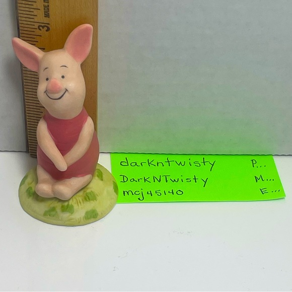 BNWT Vintage Piglet bisque figurine Classic Winnie the Pooh collection - Picture 6 of 9